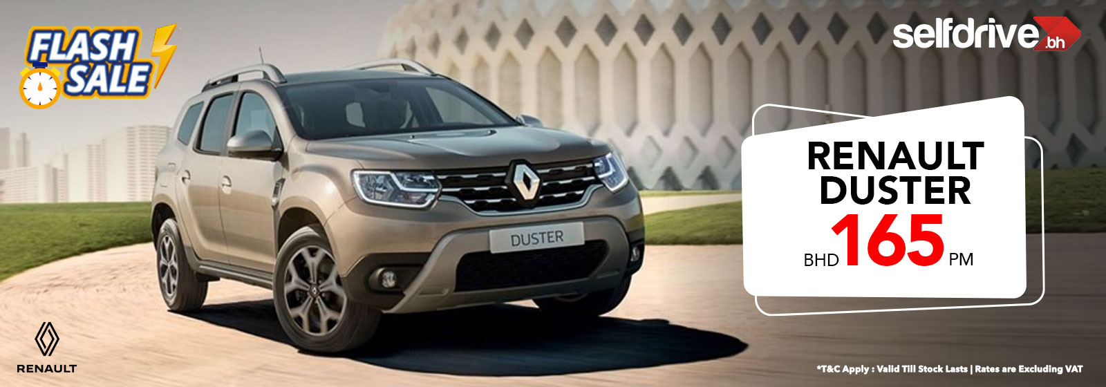 Renault Duster, Car Rental, Bahrain, Flash sale