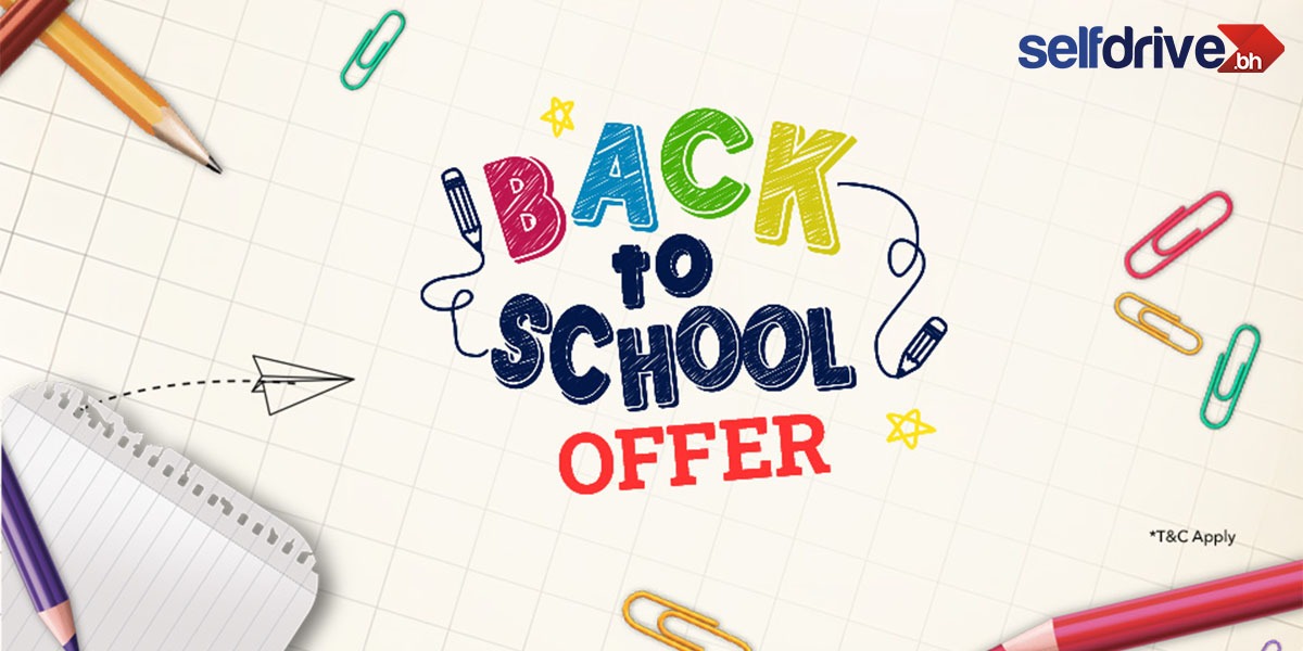 Back to School Sale Is Live: Flat-Rate Car Rentals for 1-12 Months in Bahrain